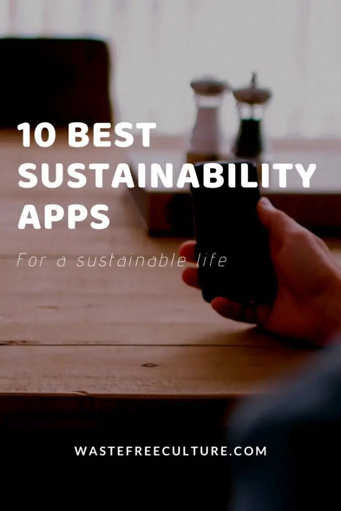 sustainability apps for a sustainable life