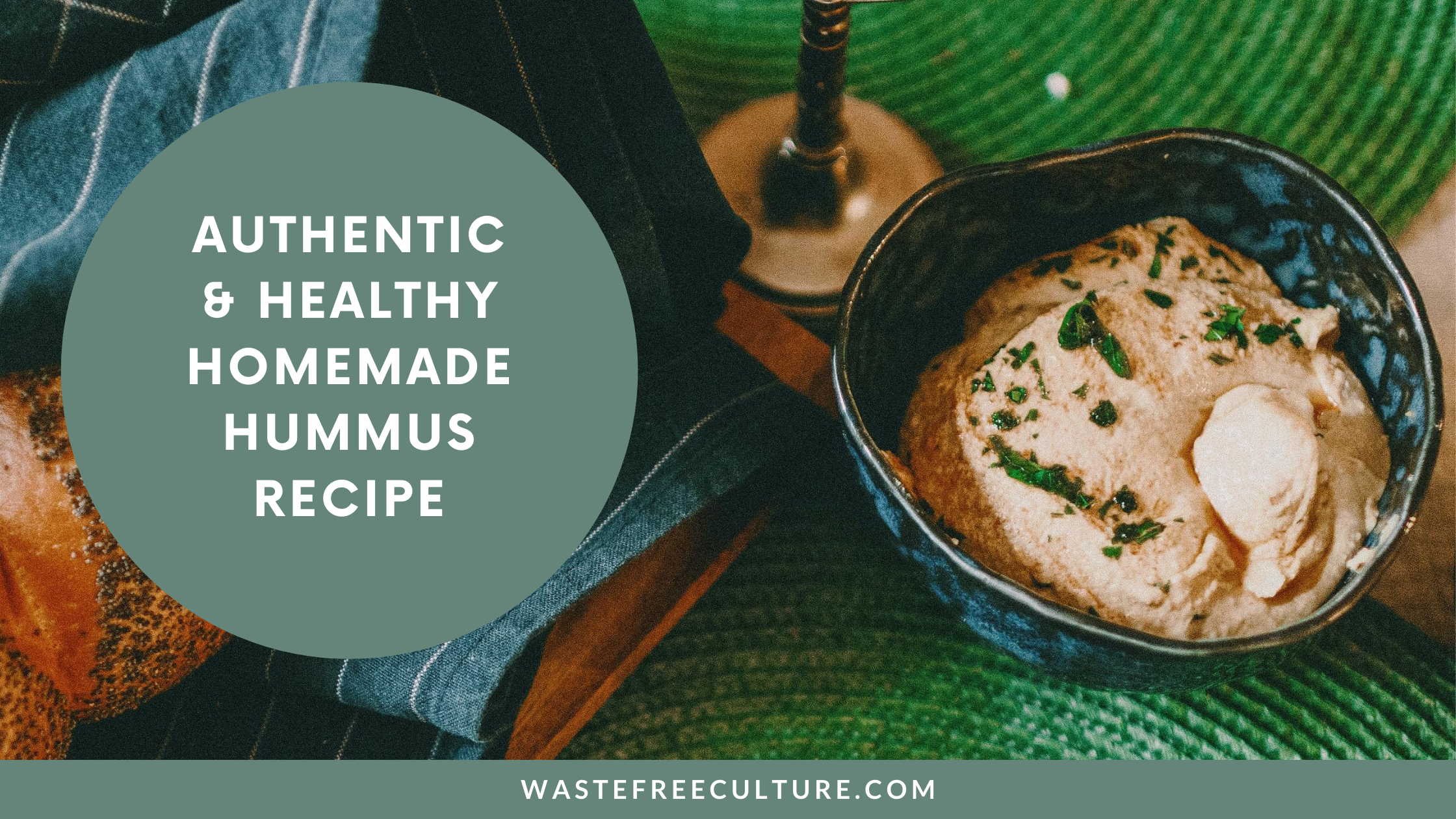 Authentic & Healthy Homemade Hummus recipe