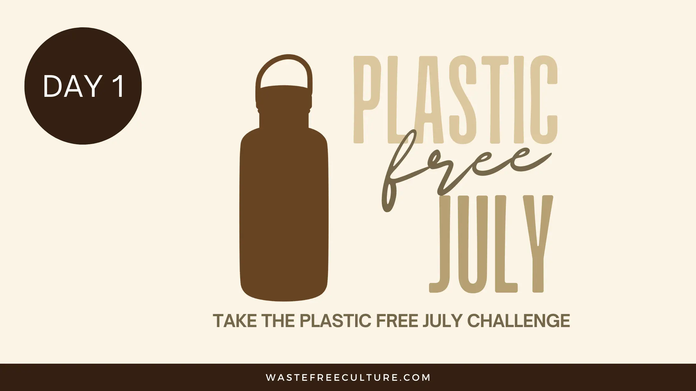 Plastic Free July Challenge - Day 1